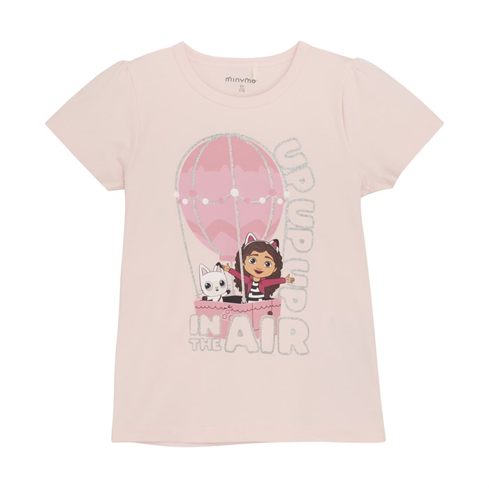 Minymo - Gabby\'s dukkehus T-shirt SS - Pink Dogwood