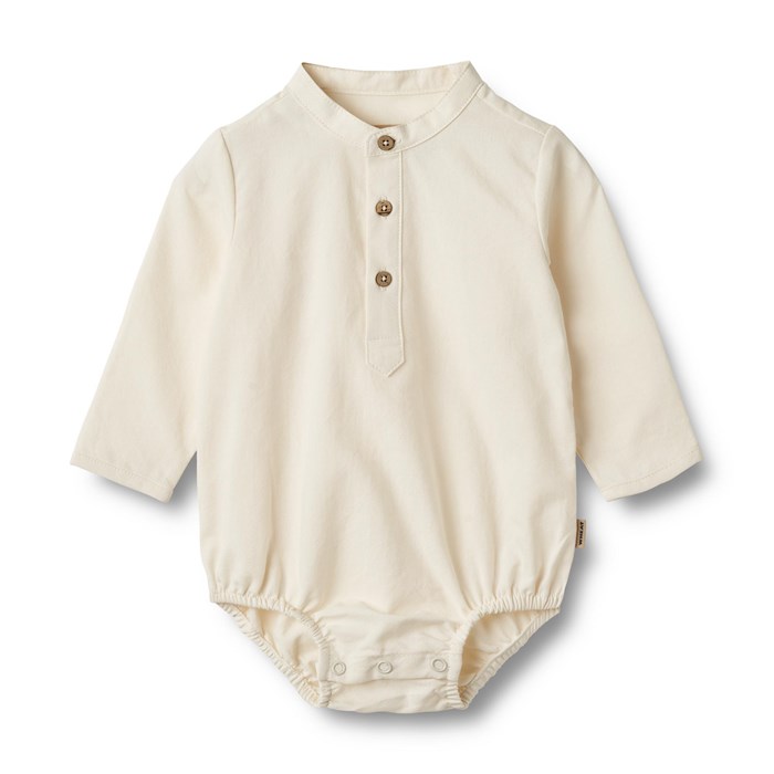 Wheat  Romper Shirt Victor - Eggshell