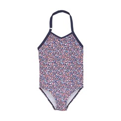 Color Kids swimsuit AOP - Salmon Rose