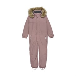 Color Kids snowsuit w/fake fur - Burlwood