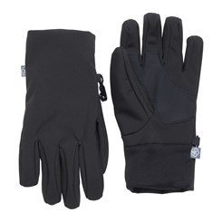 Color Kids softshell gloves - Black