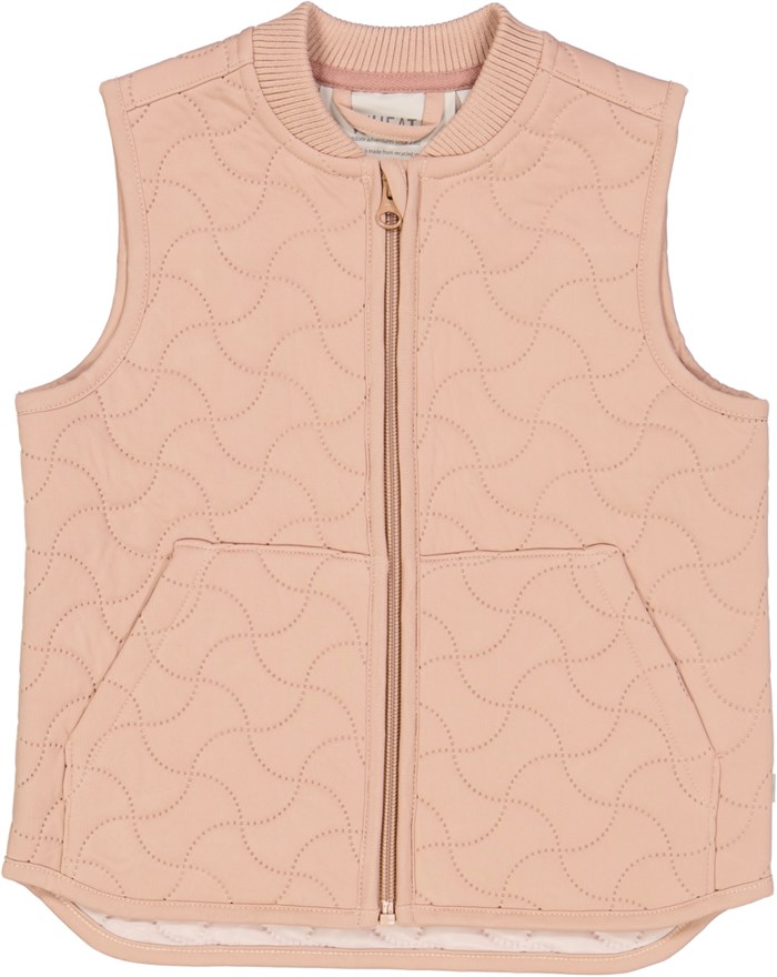 Wheat Thermo Gilet vest - Rose dawn