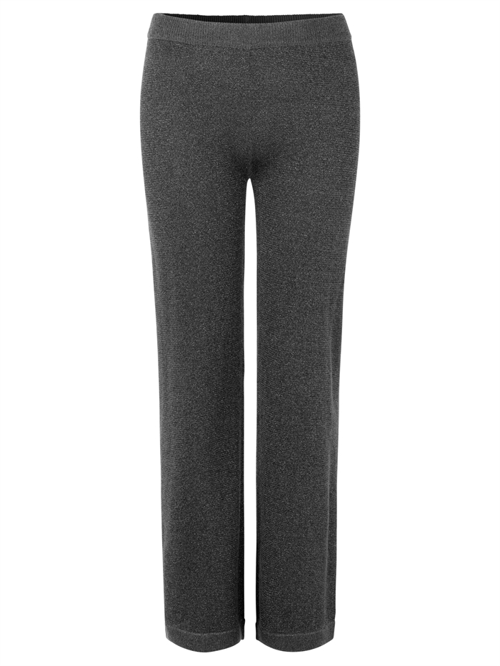Rosemunde Trousers - Dark grey shimmer blend