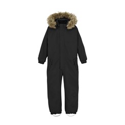 Color Kids snowsuit w/fake fur - Black