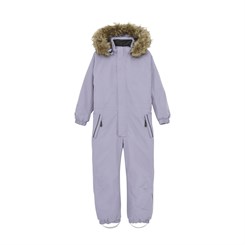 Color Kids snowsuit w/fake fur - Languid Lavender