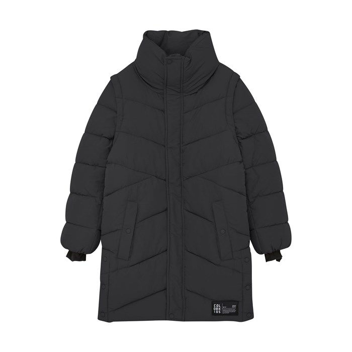 Color Kids Jr. jacket/west - Quilt Long - Phantom