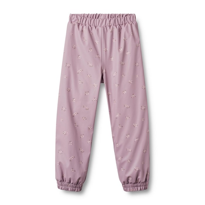 Wheat Thermo rain pants Um - Soft lilac flowers