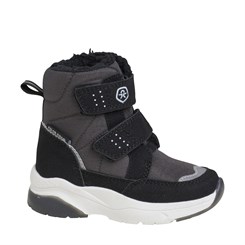 Color Kids boots w/Velcro & lights - Phantom (Blinke støvler)