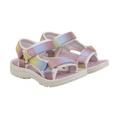 Color Kids sandals w/velcro - Foxglove