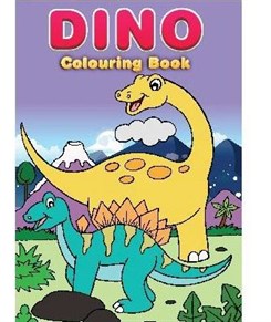 A4 Malebog 16 sider - Junior Dinosaurs 