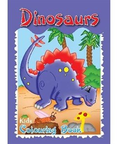 A4 Malebog 16 sider - Dinosaurs 