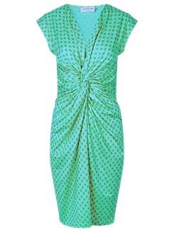 Rosemunde Dress - Aqua fated paisley print