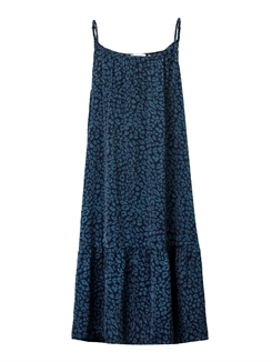 Rosemunde polyester Dress - Blue leo print