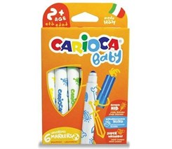 Carioca tuscher m/børnegreb - 6-pack