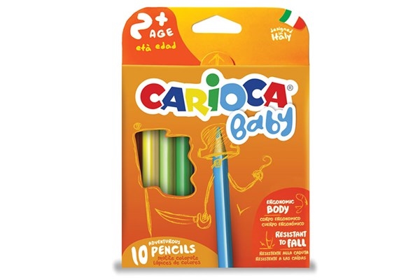 Carioca farveblyanter baby - 10-pak