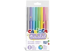 Carioca Pastel tusch 8-pack
