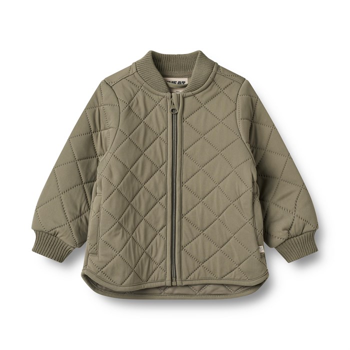 Wheat termo jacket Loui - Dry leaves