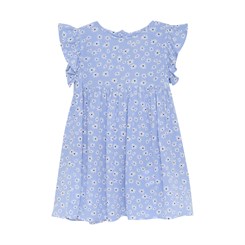 Creamie dress SS Flower Crepe - Bel Air Blue