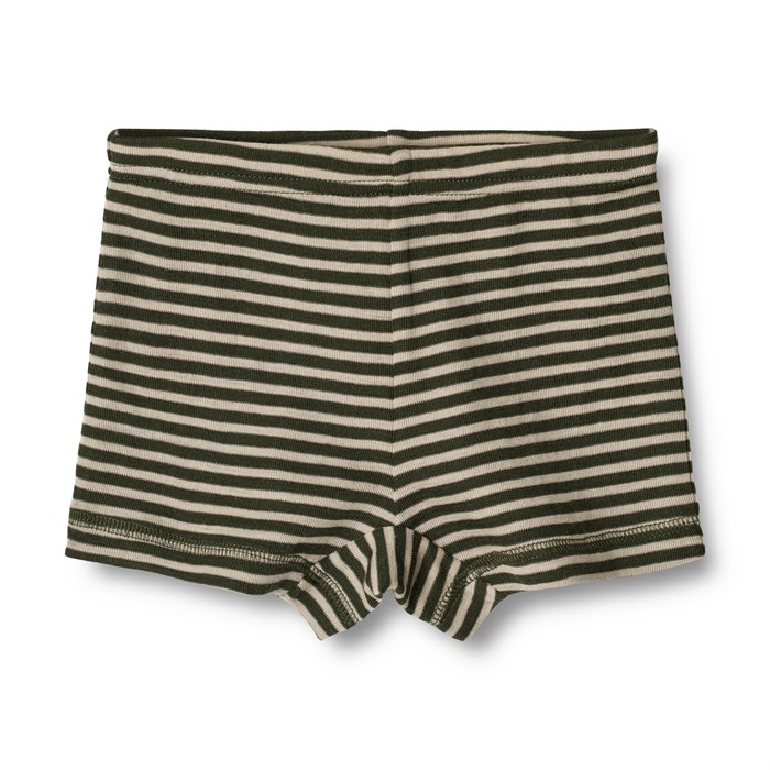 Wheat wool underwear Avalon - Green stripe