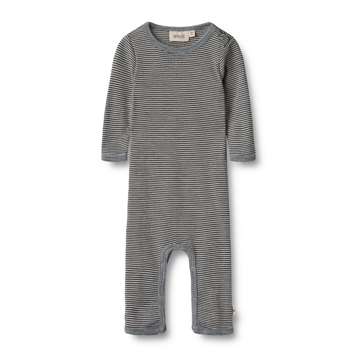 Wheat wool Jumpsuit Haven - Navy stripe