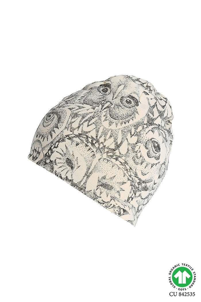 Soft Gallery Owl beanie - cream