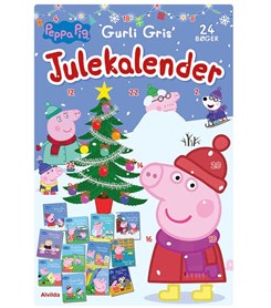 Alvilda - Peppa Pig - Gurli Gris' julekalender (med 24 bøger)