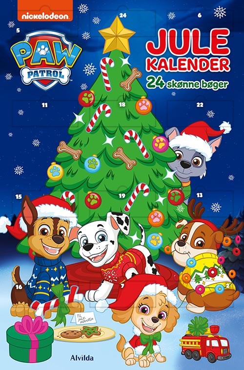 Alvilda - Paw Patrol julekalender (med 24 bøger)