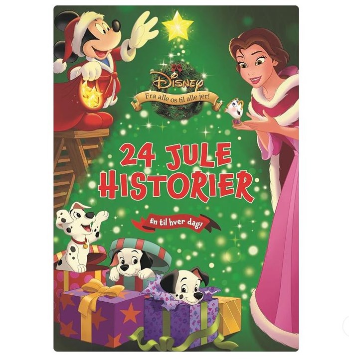 Disney - Julekalenderbog (med 24 julehistorier)