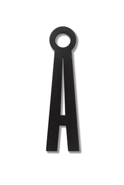 Design Letters ABC Træ Bogstaver i sort (Å)