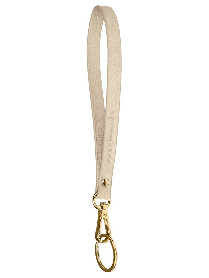 Rosemunde keyhanger - Pure sand/gold