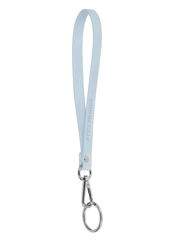 Rosemunde keyhanger - Pastel blue/gold