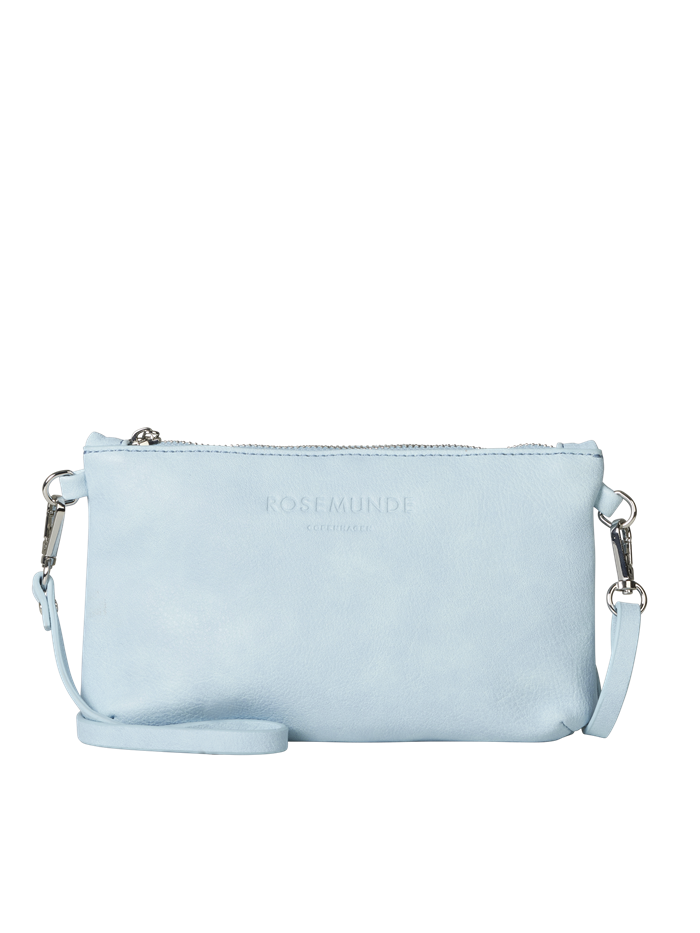 Rosemunde clutch - Pastel blue silver