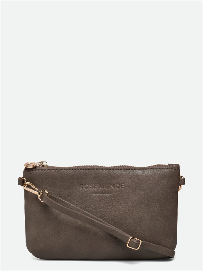 Rosemunde clutch - Taupe brown/Gold