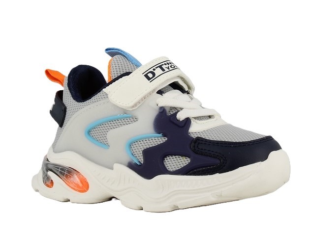 Sporty sneakers - Grey/navy
