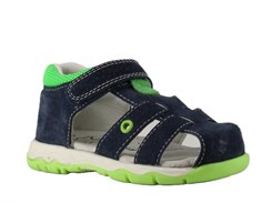 Lukket sandal med velcro - Navy
