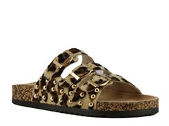 Justerbare slippers - Leopard
