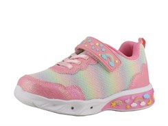Regnbue sneakers (Blinkesko!) - Pink