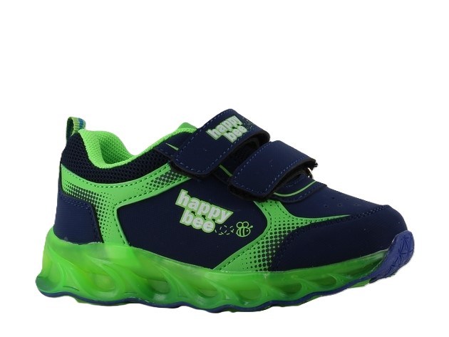 Sporty sneakers (Blinkesko!) - Navy/Green