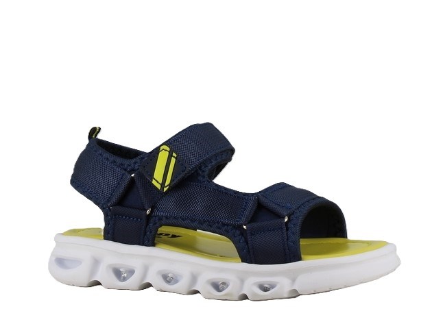 Sandal v/velcro (Blinkesandal!) - Navy