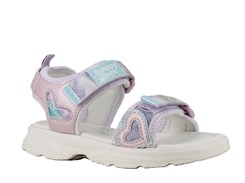 Hjertesandal med velcro - Purple