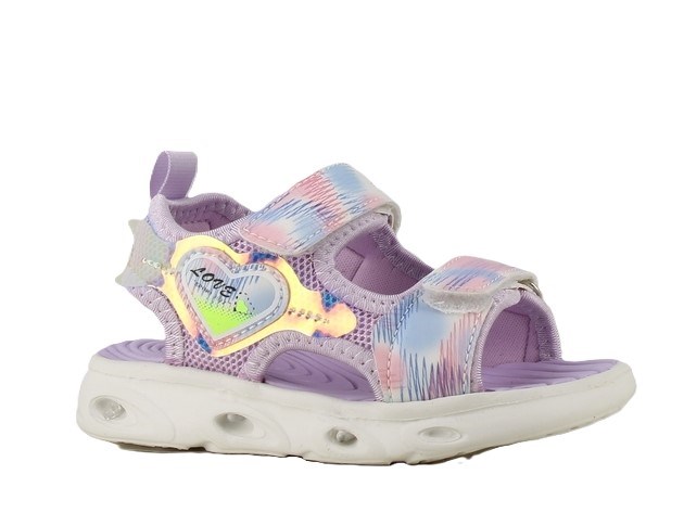 Love sandal v/velcro (Blinkesandal!) - Lilac