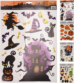 Halloween vindues stickers - Græskartema