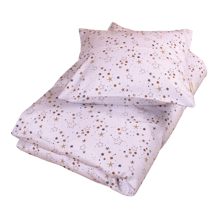 Filibabba baby sengetøj - Stars light lavender