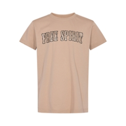 Sofie Schnoor Felina t-shirt - "Free spirit" - Camel