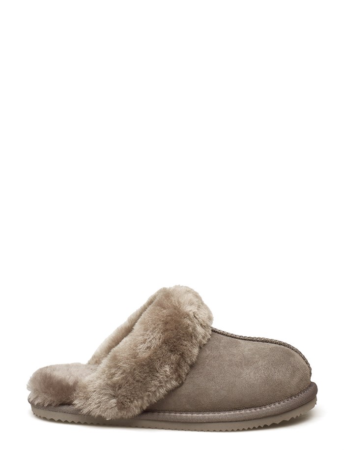 Rosemunde Sydney Shearling reversed slippers - Elk brown