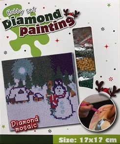 Diamond paint snemand