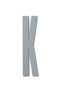 Design Letters ABC Træ Bogstaver i grå (K)