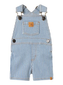 Lil' Atelier Halfdan short overall - Zen Blue