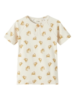 Lil' Atelier Geo SS t-shirt - Turtledove crap