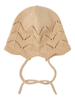Lil' Atelier Ronla knit Hat - Warm Sand